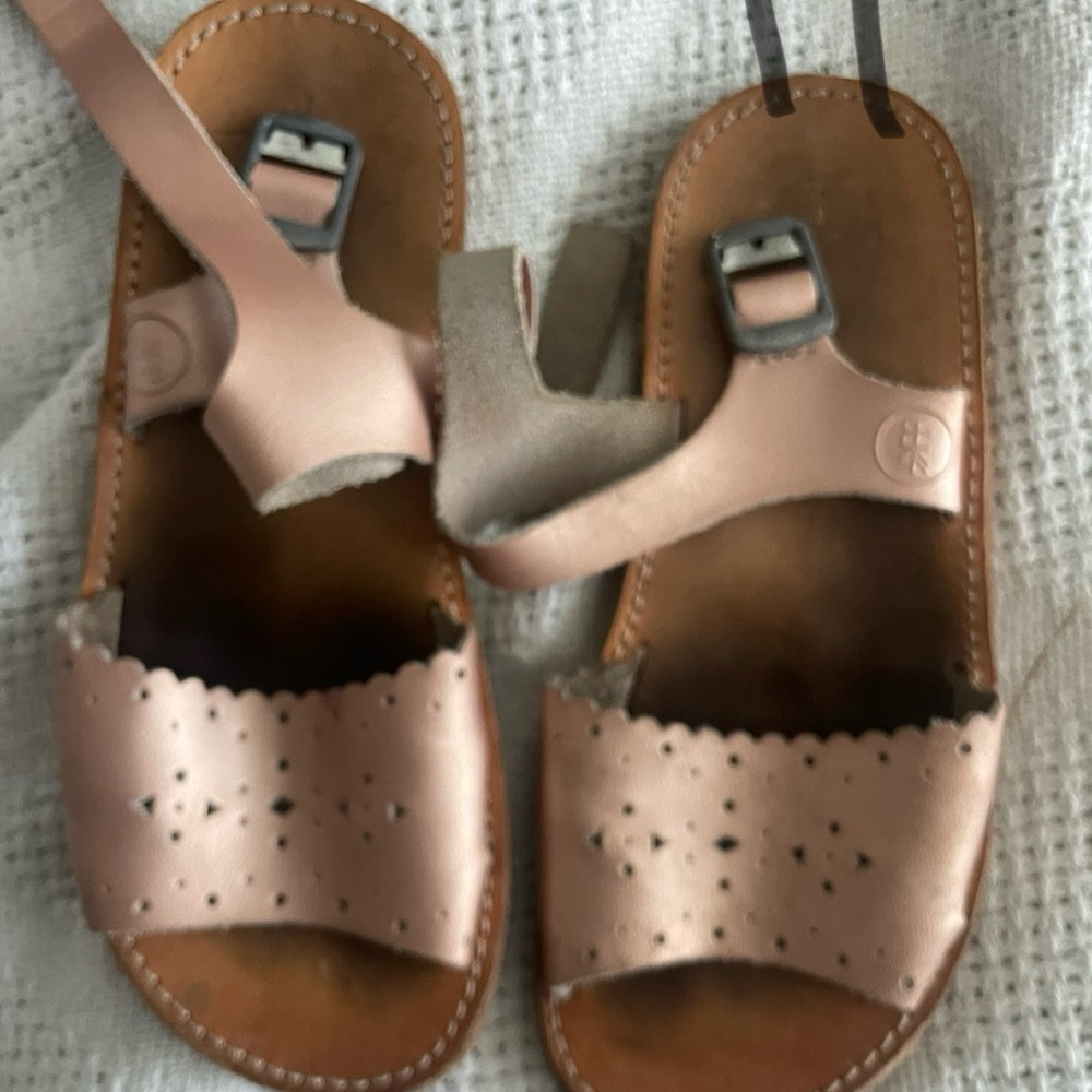 Freshly picked sandals size 11 rose gold